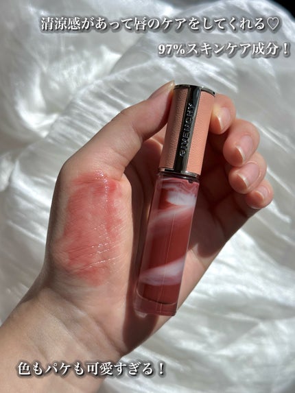 ローズ・パーフェクト・リキッド/GIVENCHY/口紅を使ったクチコミ(3枚目)