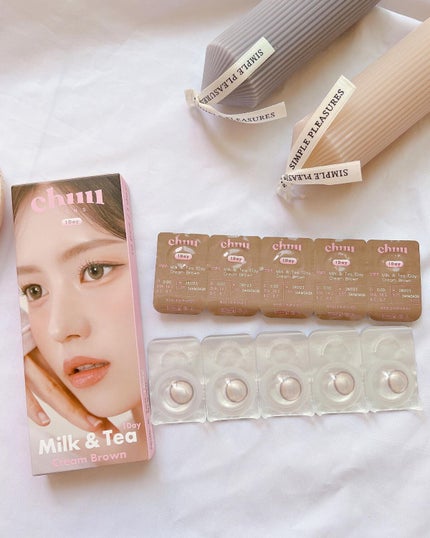 chuuLENS Milk&Tea 1day/chuu LENS/ワンデー(1DAY)カラコンを使ったクチコミ(7枚目)