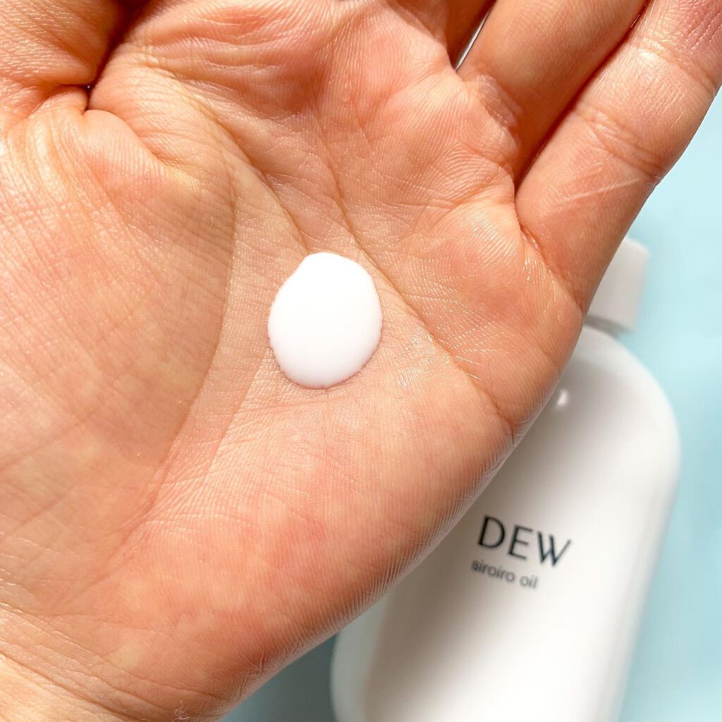 白色オイル/DEW/美容液を使ったクチコミ(3枚目)