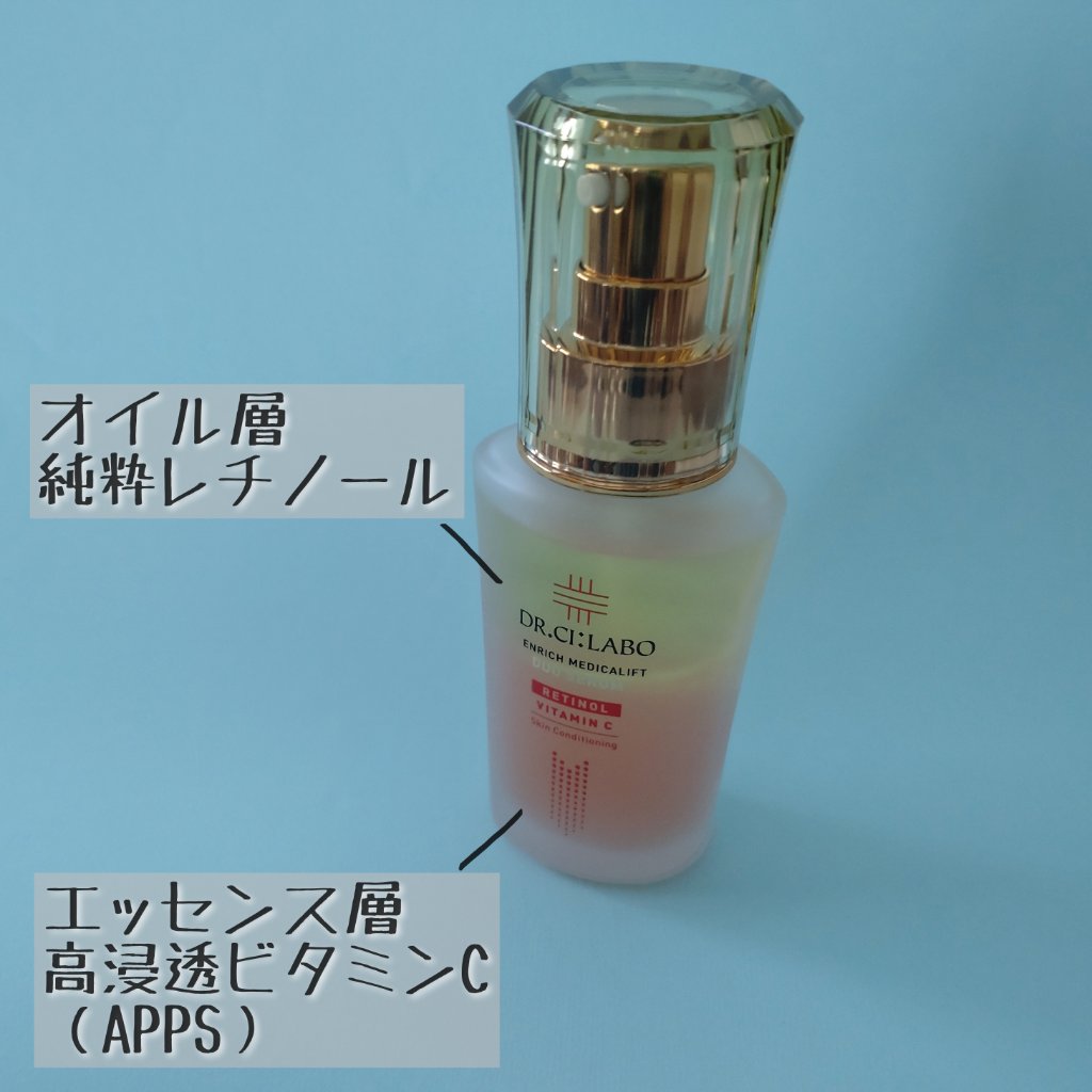 ドクターシーラボⓇ エンリッチメディカリフトセラムのクチコミ「DR.CI:LABO
エンリッチメディカリフトセラム
26mL　¥12,100（税込）

✼•.....」（2枚目）