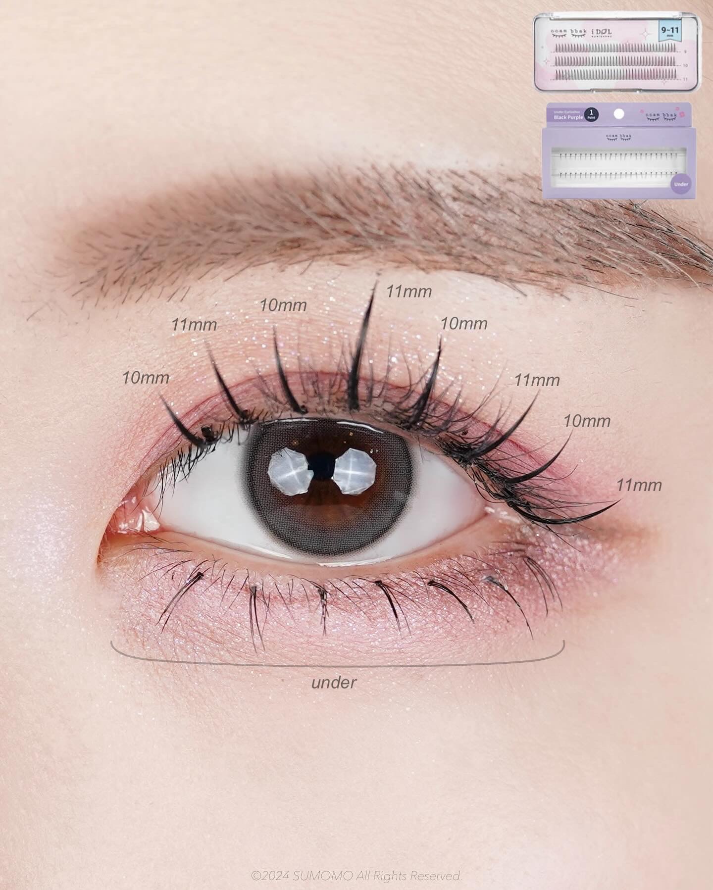 CCAMBBAK idol つけまつげ/eotd/つけまつげを使ったクチコミ（3枚目）