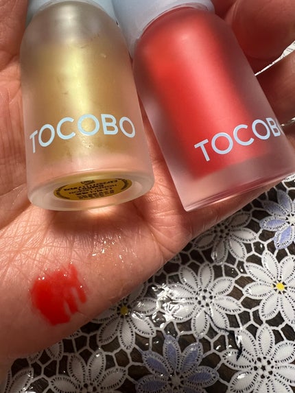 ジューシーベリープランピングリップオイル/TOCOBO/リップグロスを使ったクチコミ(4枚目)