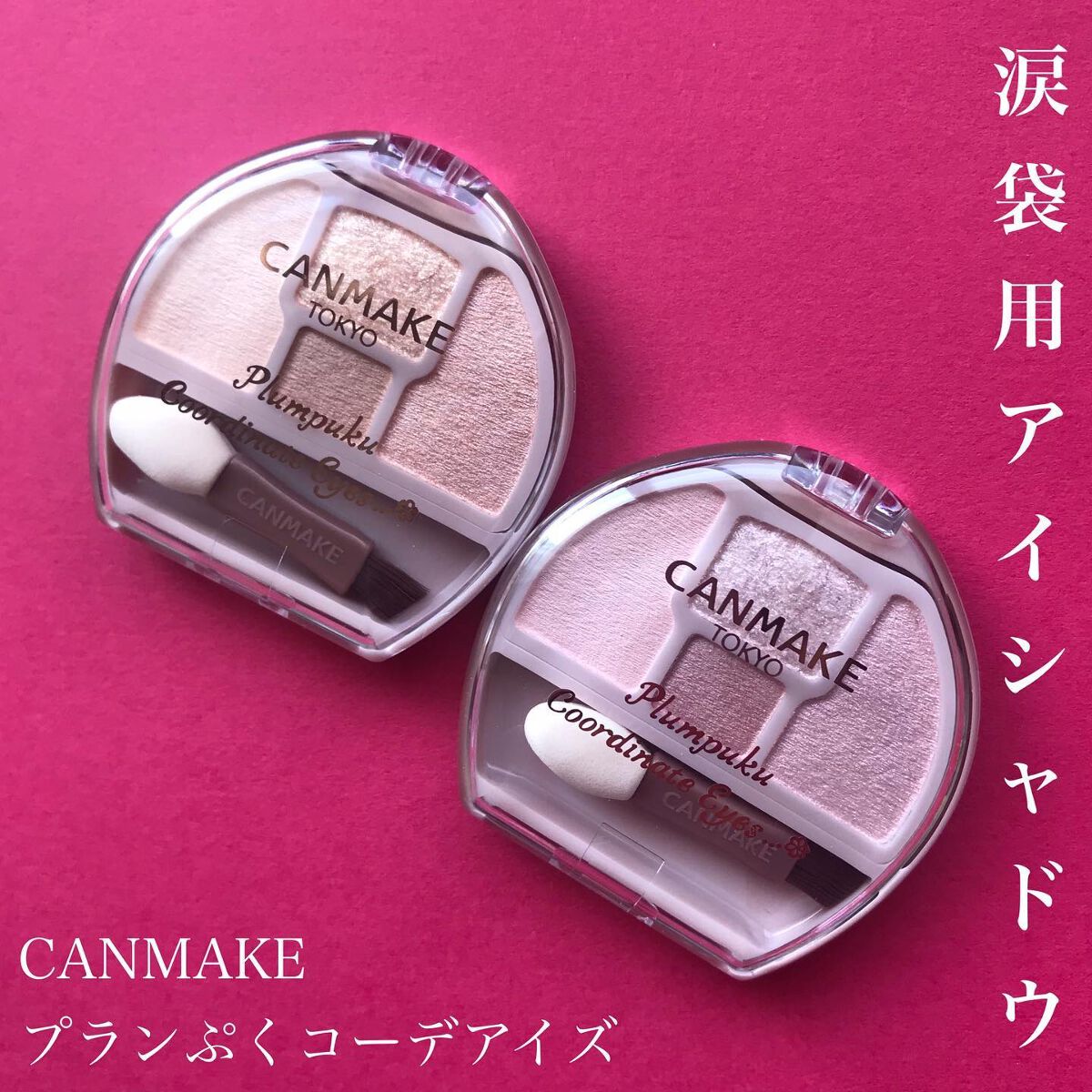 プランぷくコーデアイズ/キャンメイク/パウダーアイシャドウを使ったクチコミ（1枚目）