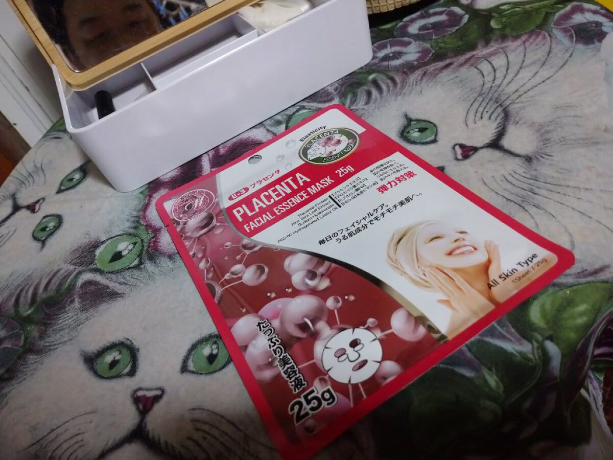 フェイシャル エッセンスマスクプラセンタ/MITOMO/シートマスク・パックを使ったクチコミ（1枚目）