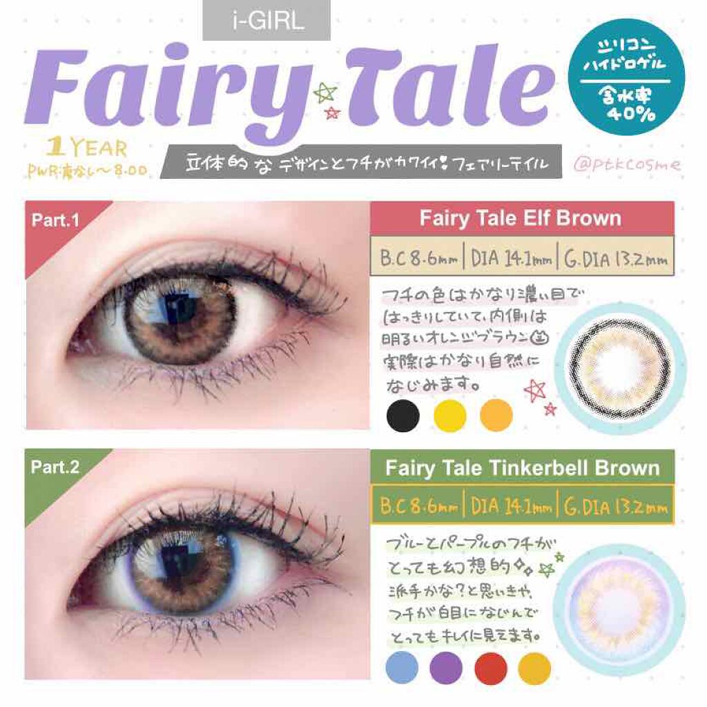 i-GIRL Fairy/蜜のレンズ/カラーコンタクトレンズを使ったクチコミ(1枚目)