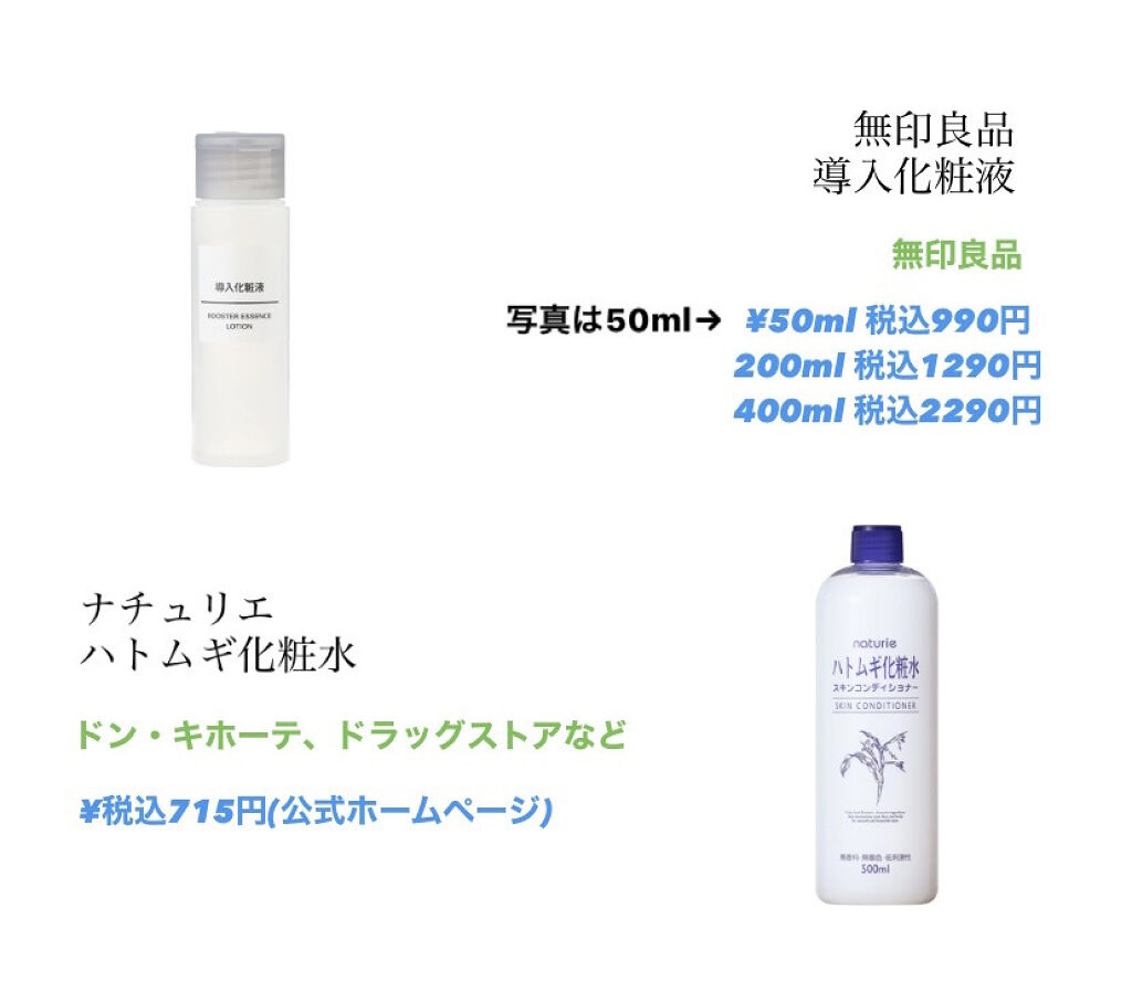 ハトムギ化粧水(ナチュリエ スキンコンディショナー R )/ナチュリエ/化粧水を使ったクチコミ（2枚目）