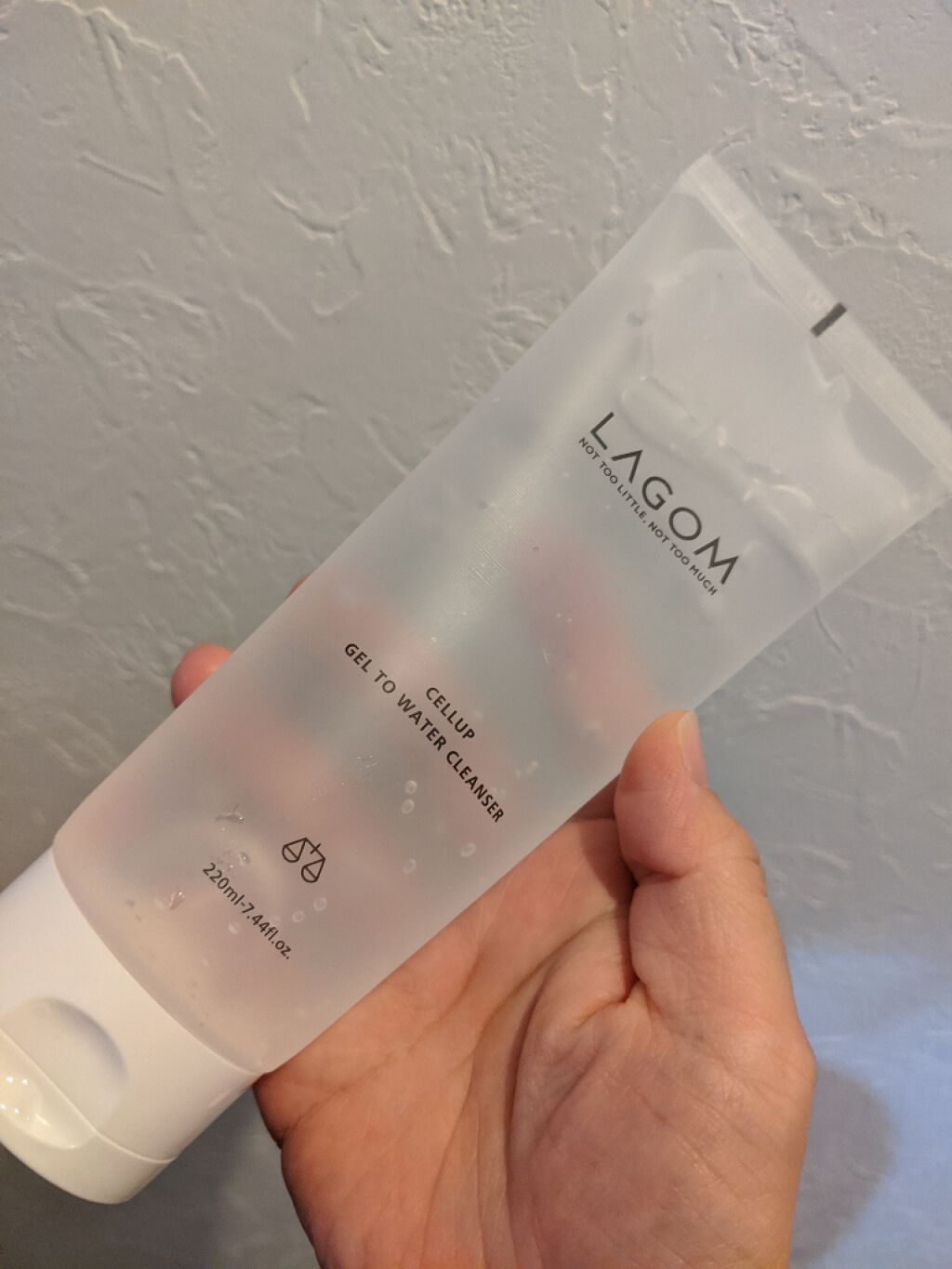 ラゴム ジェルトゥウォーター クレンザー(朝用洗顔)/LAGOM /その他洗顔料を使ったクチコミ(1枚目)