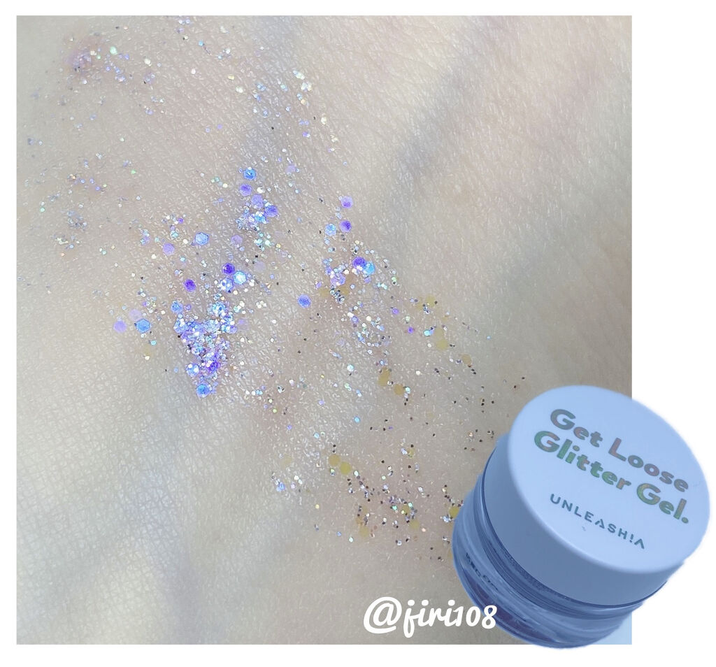 ゲットルーズグリッタージェル N°7ハッピーベーカー/unleashia/グリッターを使ったクチコミ（2枚目）
