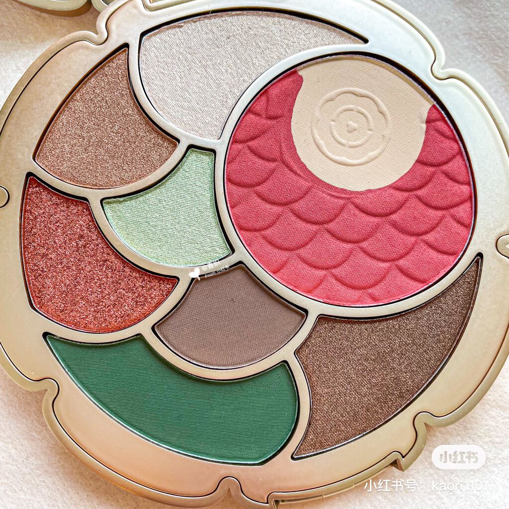 锦鲤眼影盘・暖盘/三千色/アイシャドウパレットを使ったクチコミ（3枚目）