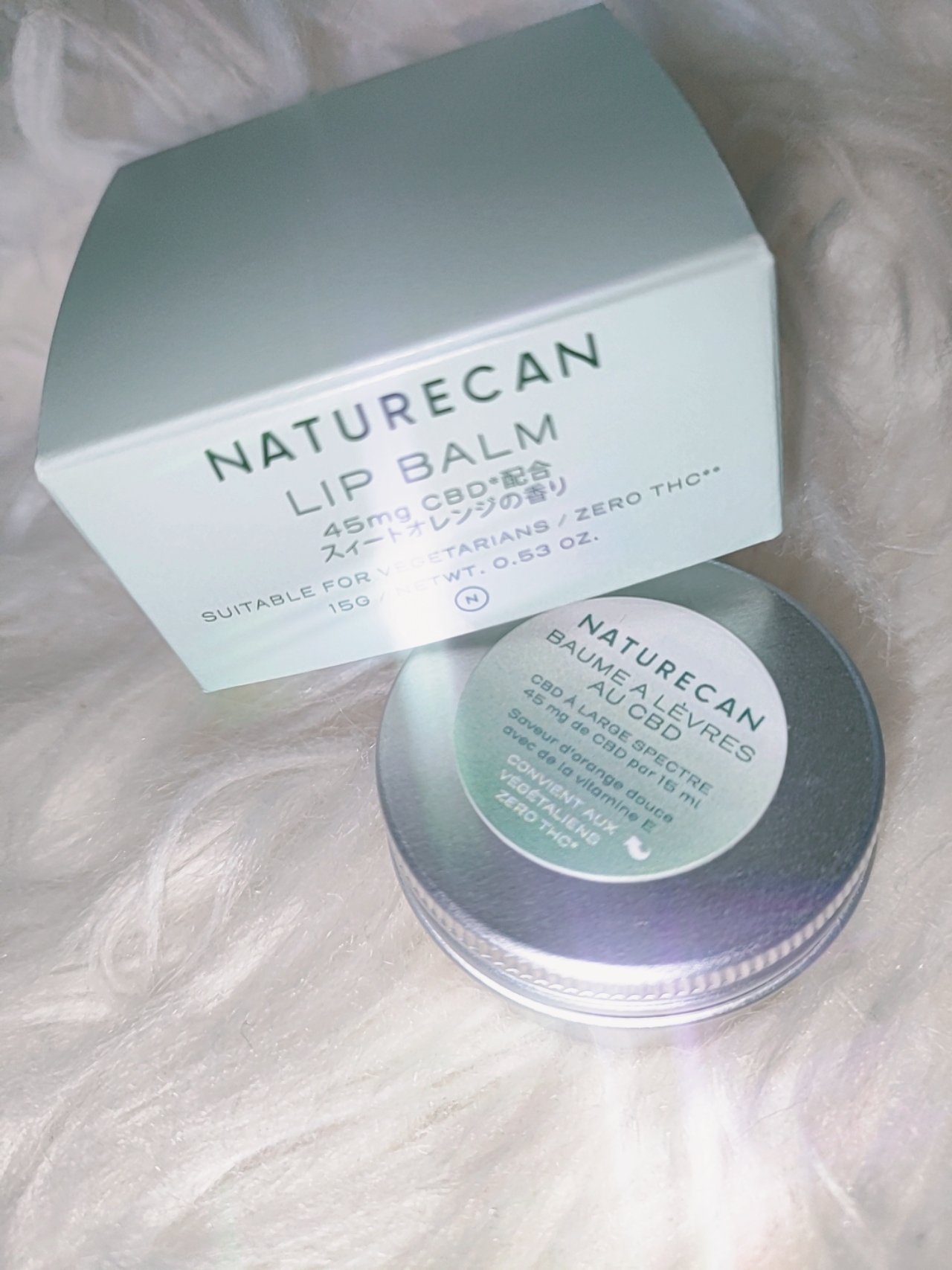 CBDリップバーム スイートオレンジ/NATURECAN/リップバームを使ったクチコミ（1枚目）