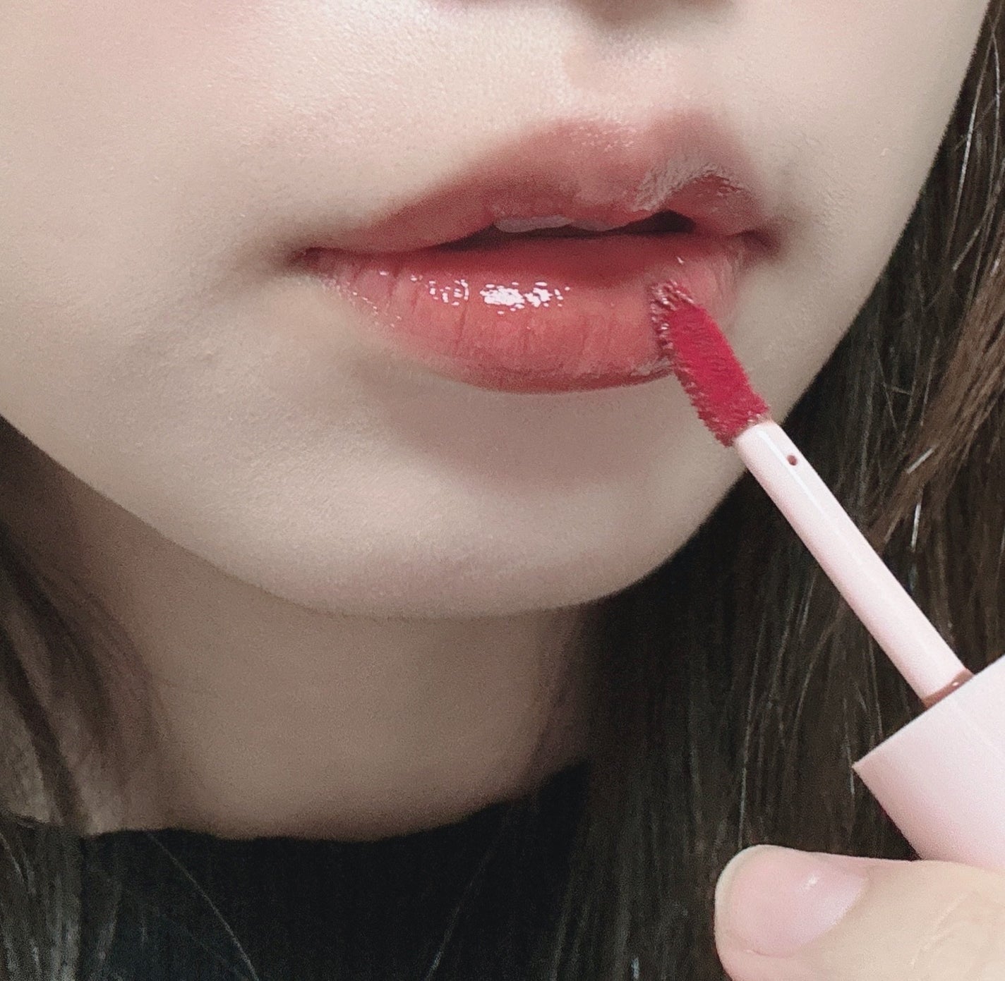 アンドバイロムアンド グラッシーボムティント/&nd by rom&nd/リップティントを使ったクチコミ(3枚目)