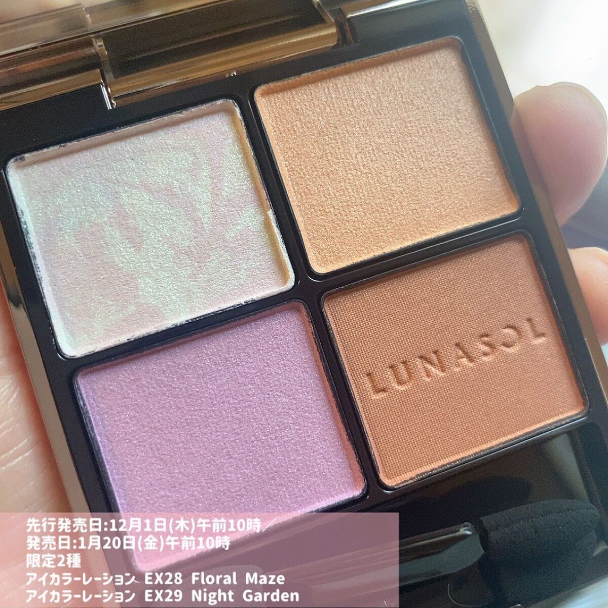 アイカラーレーション/LUNASOL/アイシャドウパレットを使ったクチコミ(2枚目)