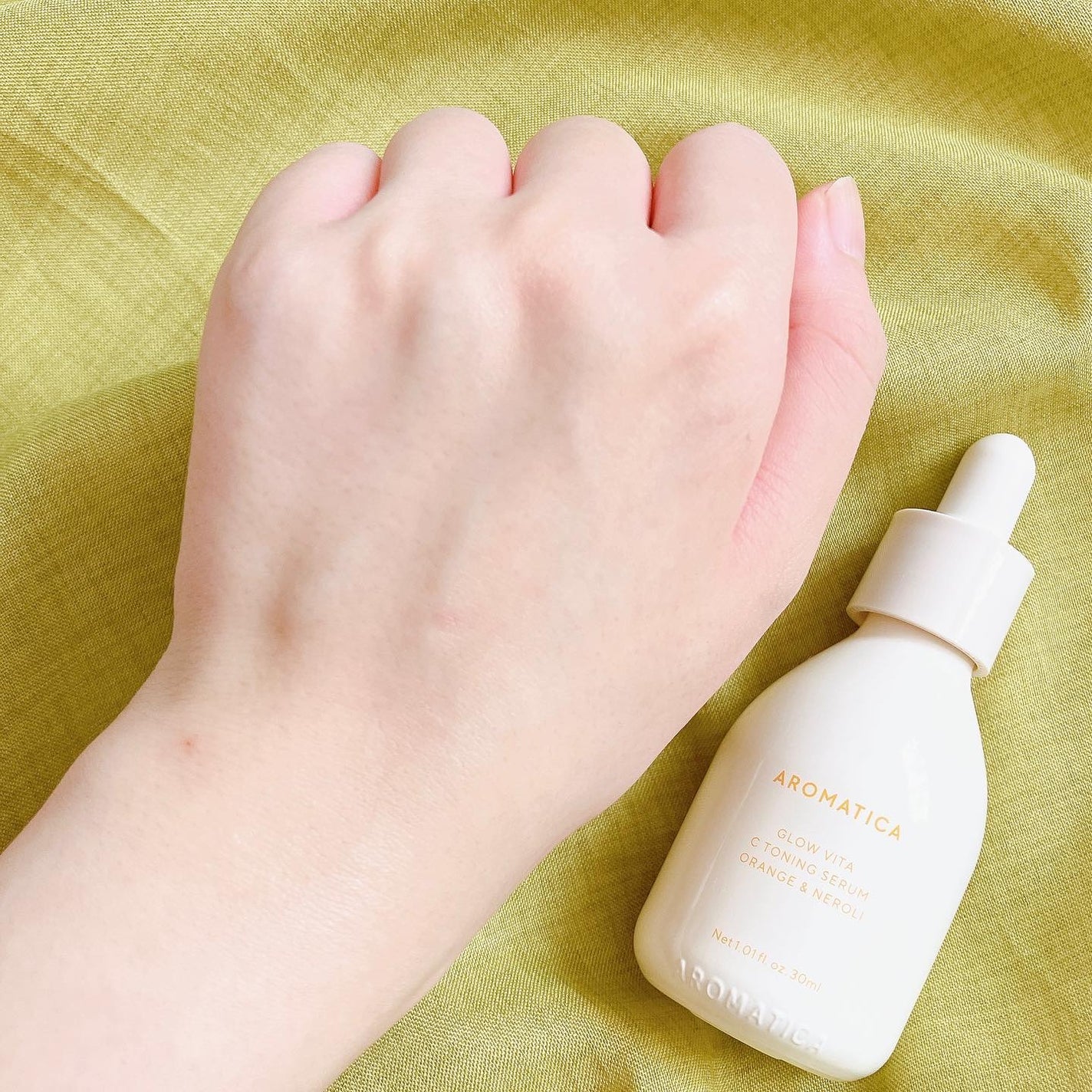 グロービタCトーニングセラム/AROMATICA/美容液を使ったクチコミ(7枚目)