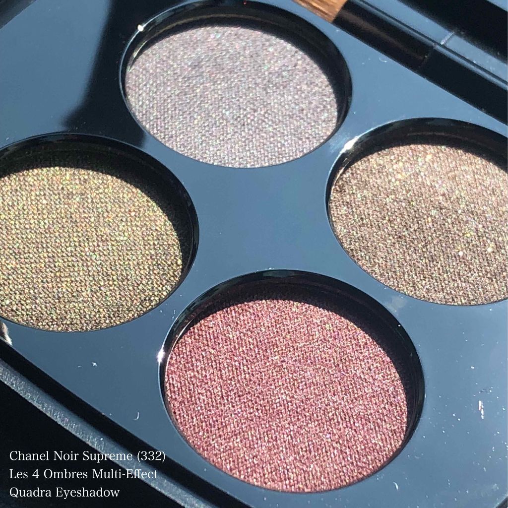 レ キャトル オンブル 332 ヌワール スュプレーム/CHANEL/アイシャドウパレットを使ったクチコミ（1枚目）