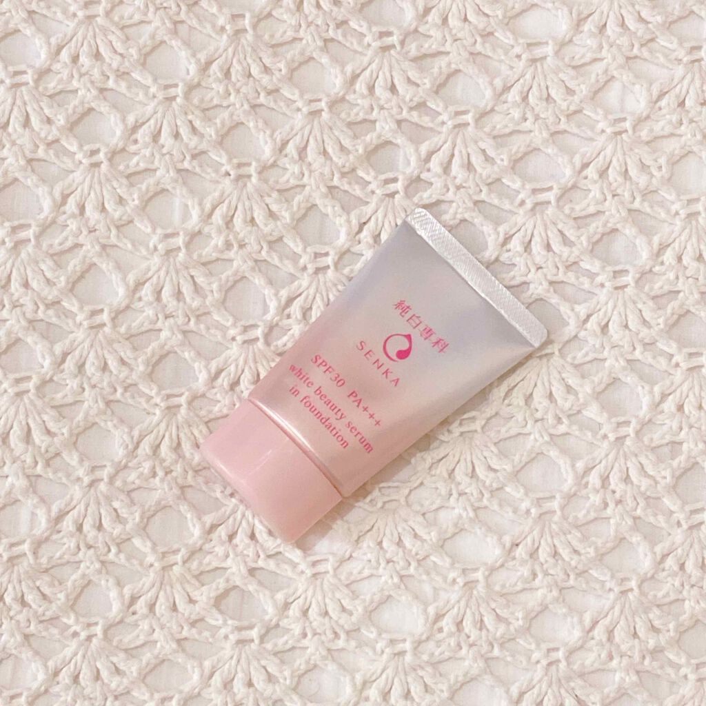 純白専科　すっぴん色づく美容液フォンデュ/SENKA（専科）/リキッドファンデーションを使ったクチコミ（1枚目）