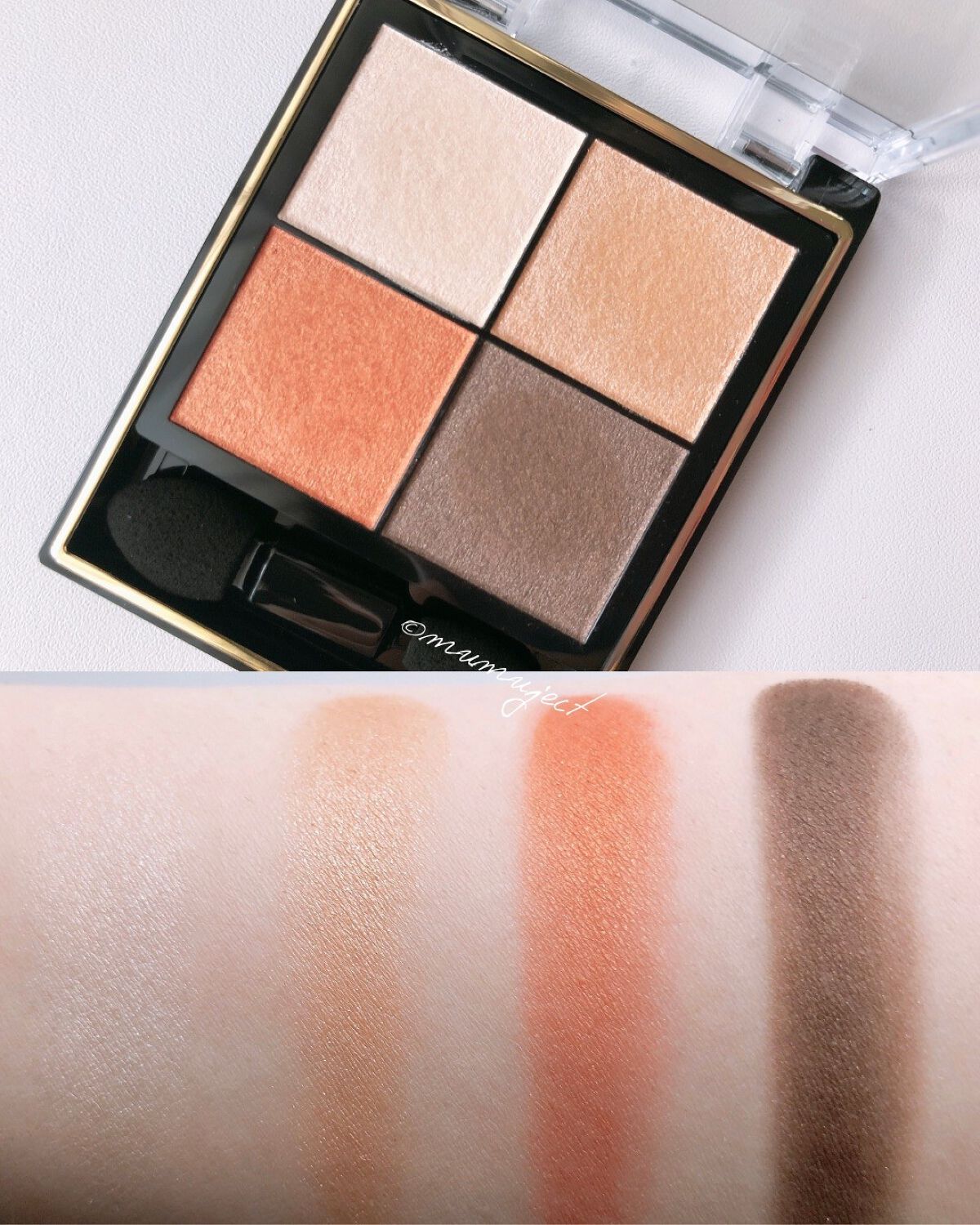 リアルクローズシャドウ/excel/アイシャドウパレットを使ったクチコミ（3枚目）