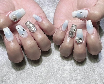 #フレンチネイル,#ネイル,#アートネイル,#夏ネイル,#ミラーアートネイル,#チークネイル,#フレンチネイル,#ブルーネイル,#手書きアートネイル,#ミラーアートネイル,#パーツネイル,#ミラーネイル,#東住吉区ネイル,#天王寺ネイルのネイルデザイン