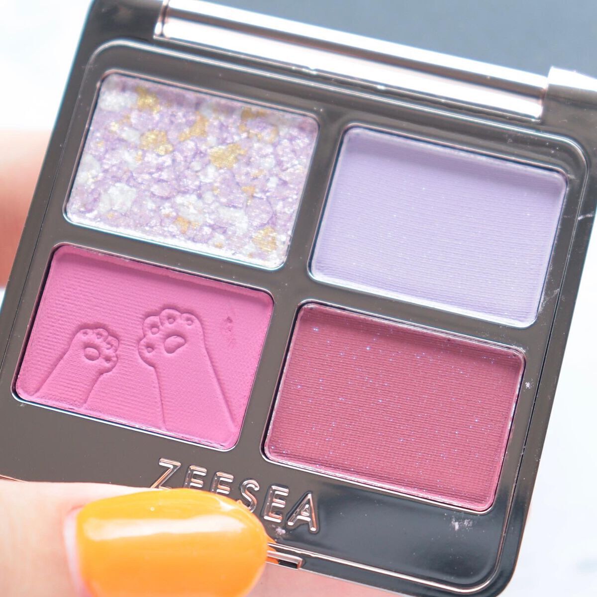 アニマルアイシャドウ(4シェード) 04 ワイルドベリー/ZEESEA/アイシャドウパレットを使ったクチコミ（2枚目）