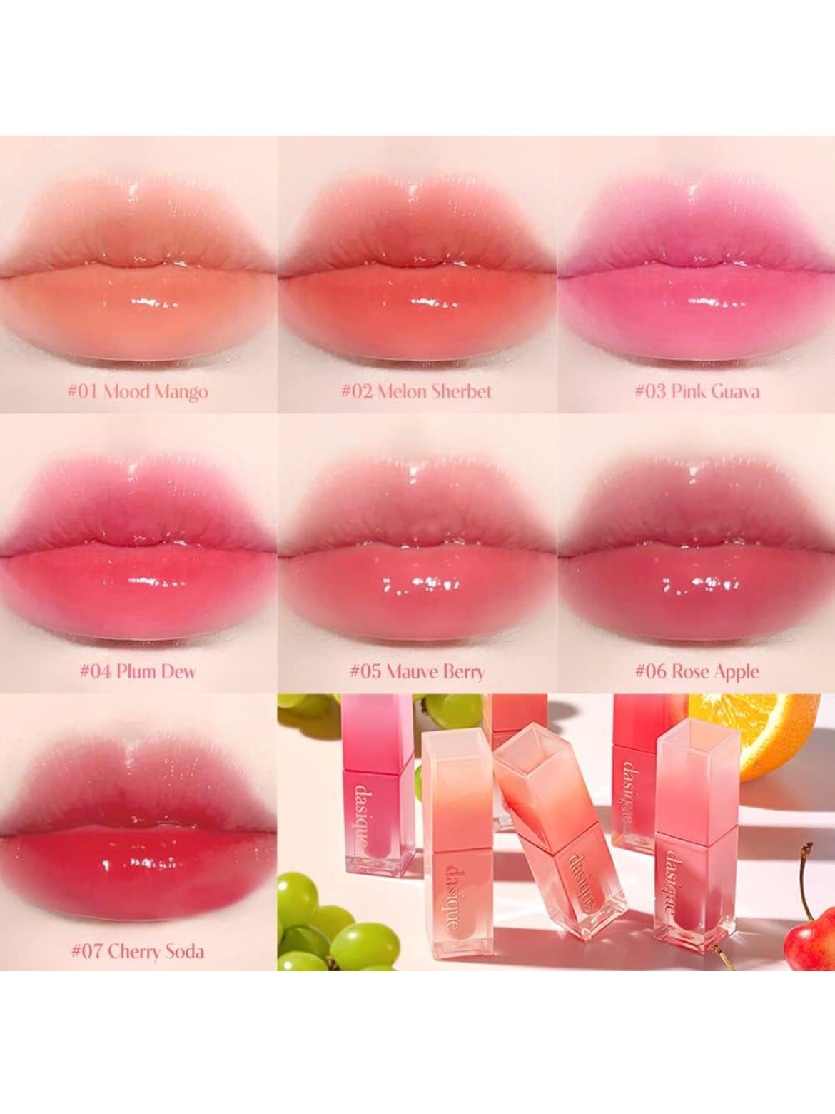 ジューシーデュイティント/dasique/リップティントを使ったクチコミ(2枚目)