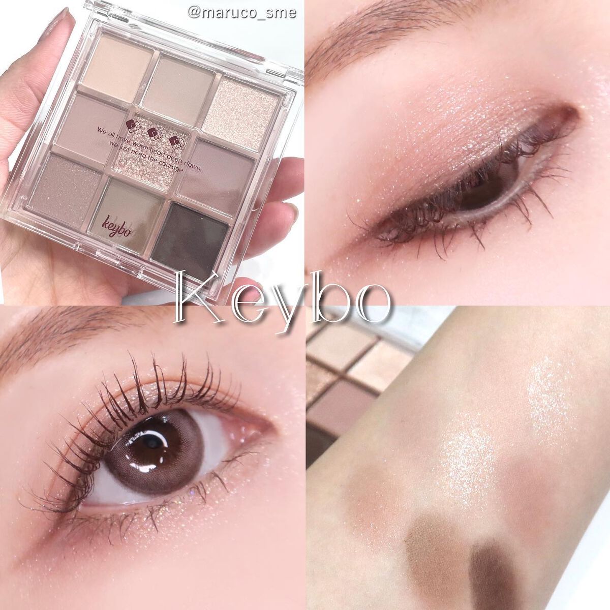 KEYBO FALL IN LOVE SHADOW PALETTE/keybo/アイシャドウパレットを使ったクチコミ(1枚目)