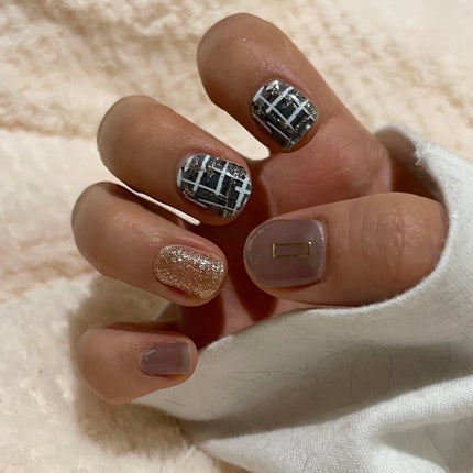 ネイルシール/Qoo10/ネイルシールを使ったクチコミ(3枚目)