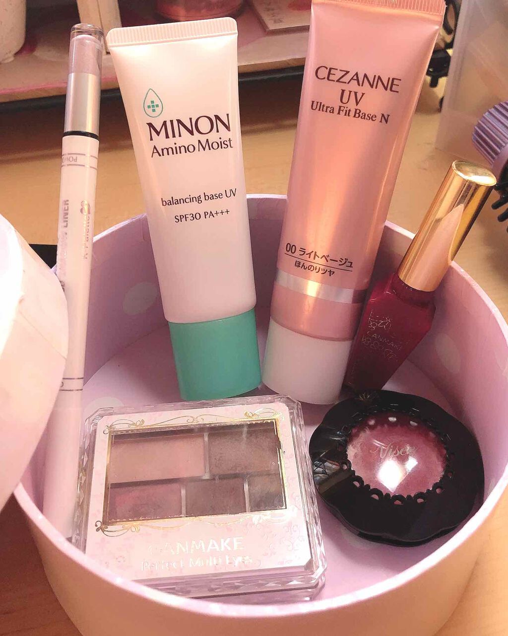 ラスティング3Dシャドウライナー/K-パレット/リキッドアイライナーを使ったクチコミ（2枚目）