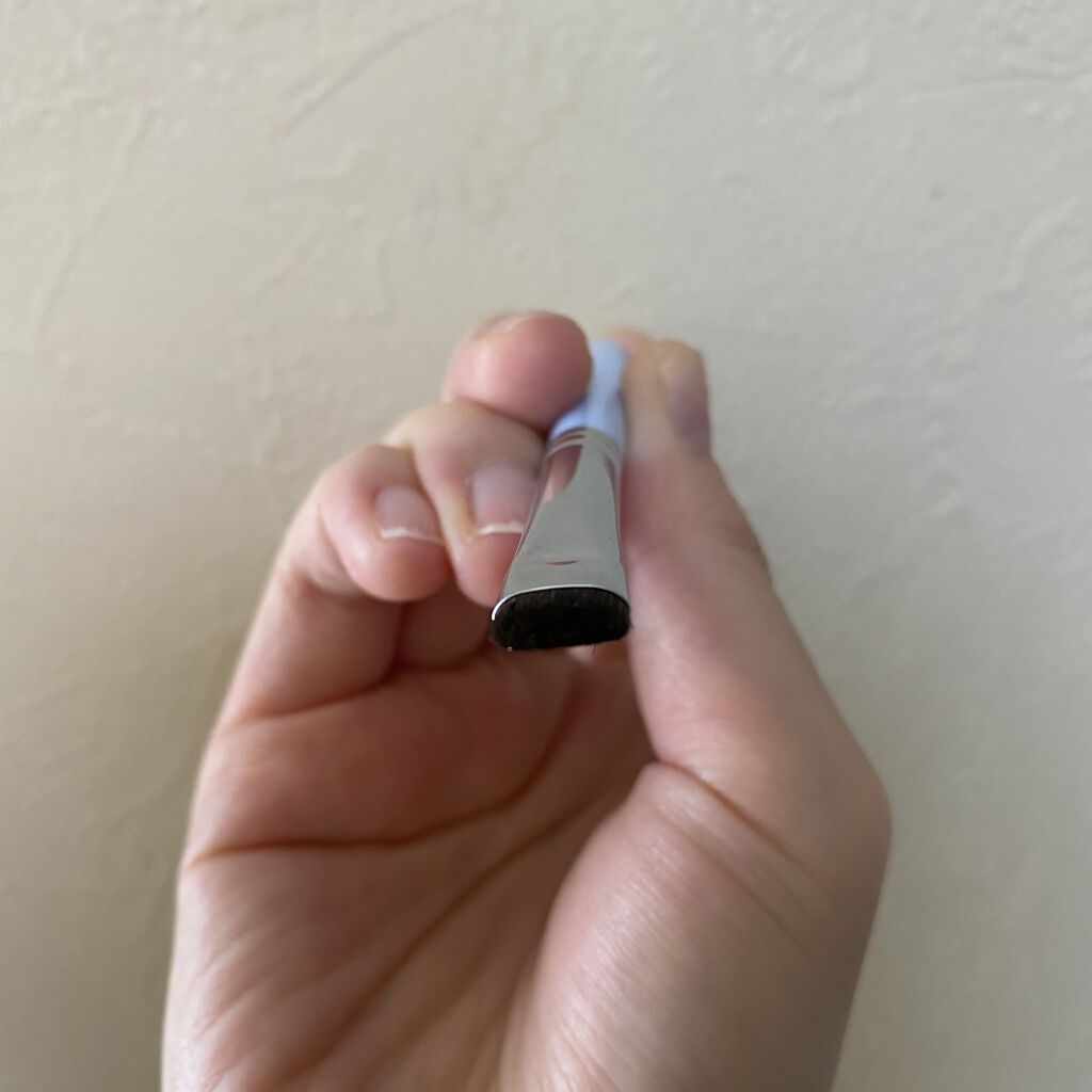 WHOMEE アイシャドウブラシ S 熊野筆のクチコミ「100均のブラシ、使ってませんか？断然こちらがおすすめ！！⚠️﻿
【WHOMEE】﻿
ミッキー.....」（3枚目）