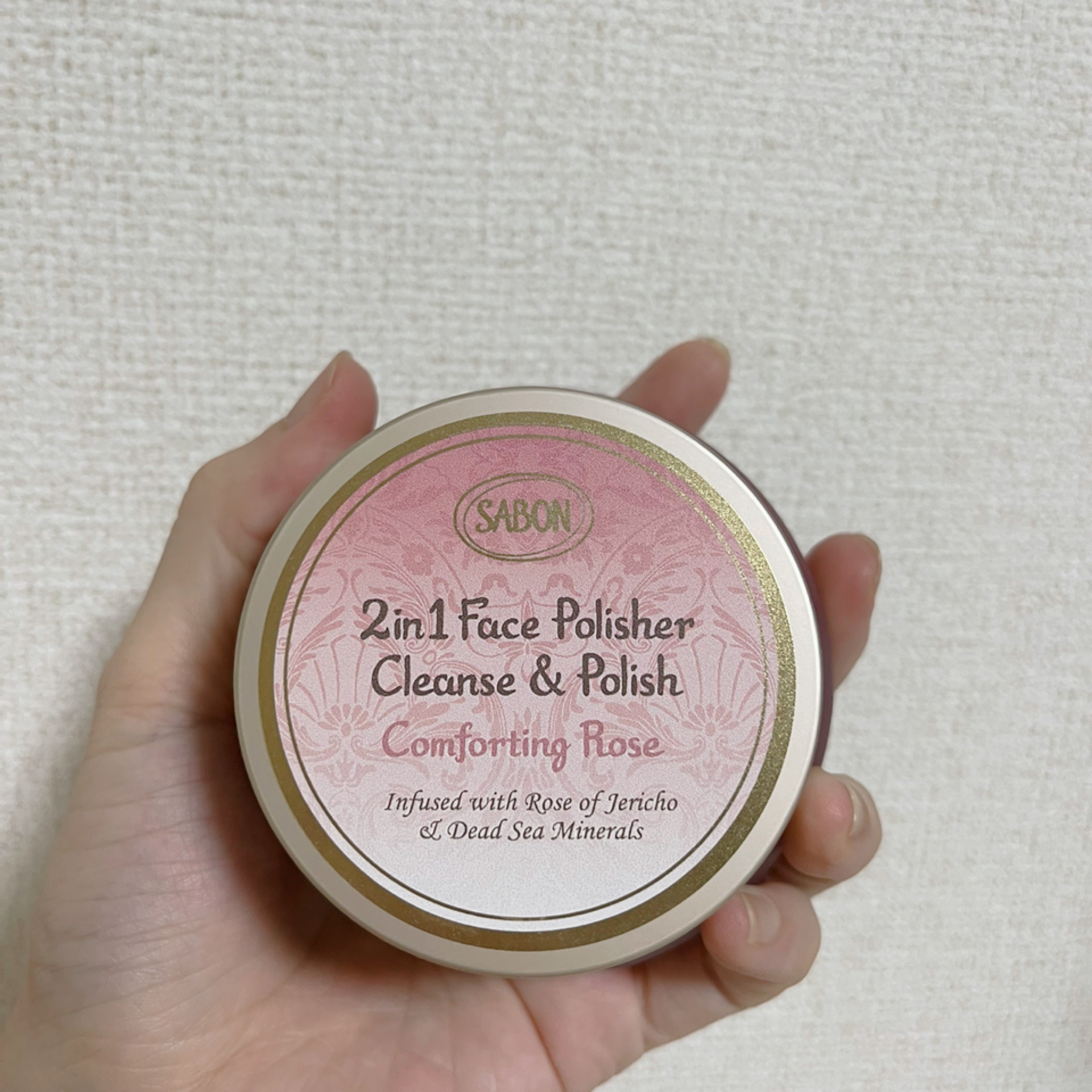 フェイスポリッシャー コンフォーティング・ローズ/SABON/スクラブ・ゴマージュを使ったクチコミ（3枚目）