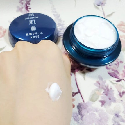 肌潤クリーム/米肌/フェイスクリームを使ったクチコミ(3枚目)