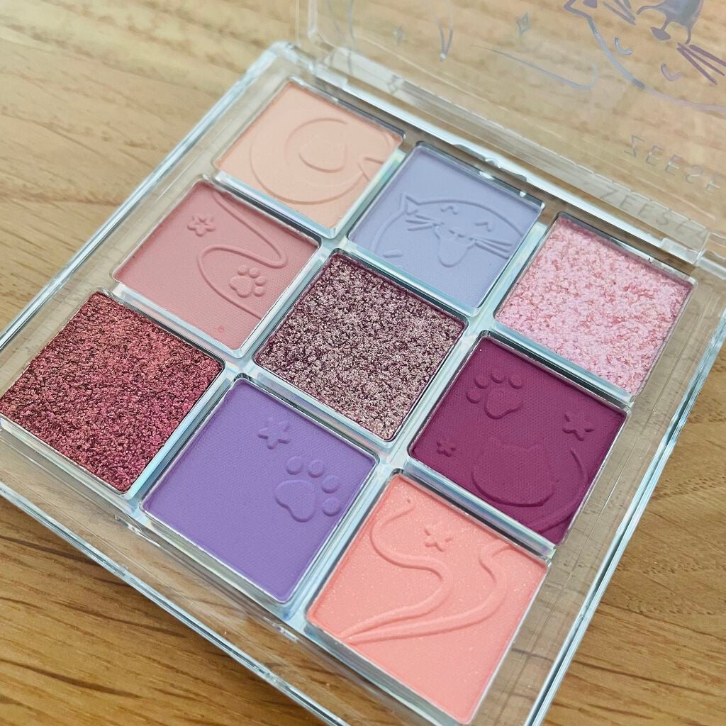 クォーツ 9色アイシャドウパレット(ドリームランドアイシャドウ)/ZEESEA/アイシャドウパレットを使ったクチコミ(1枚目)