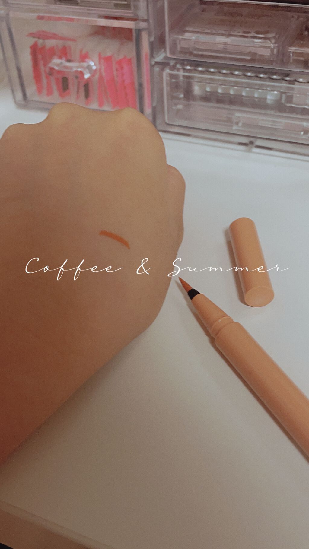 Yuichano☁️ on LIPS 「プレンドベリープレイフルリキッドアイライナー101シナモンオレ..」(3枚目)