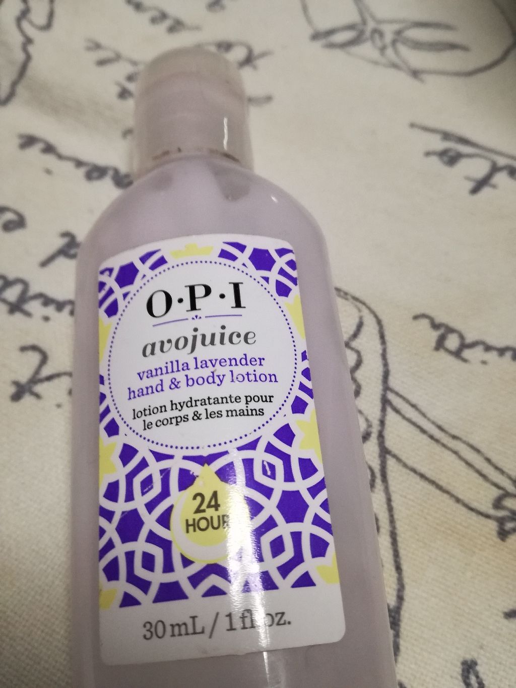 アボジュース ハンド＆ボディ ローション バニラ ラベンダー/O・P・I/ハンドクリームを使ったクチコミ（1枚目）