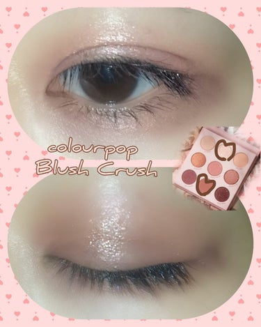 ColourPop  ブラッシュクラッシュのクチコミ「colourpop の柔らかいピンクパレット！優しい色合いなのでとても使いやすいです！
2,.....」（3枚目）