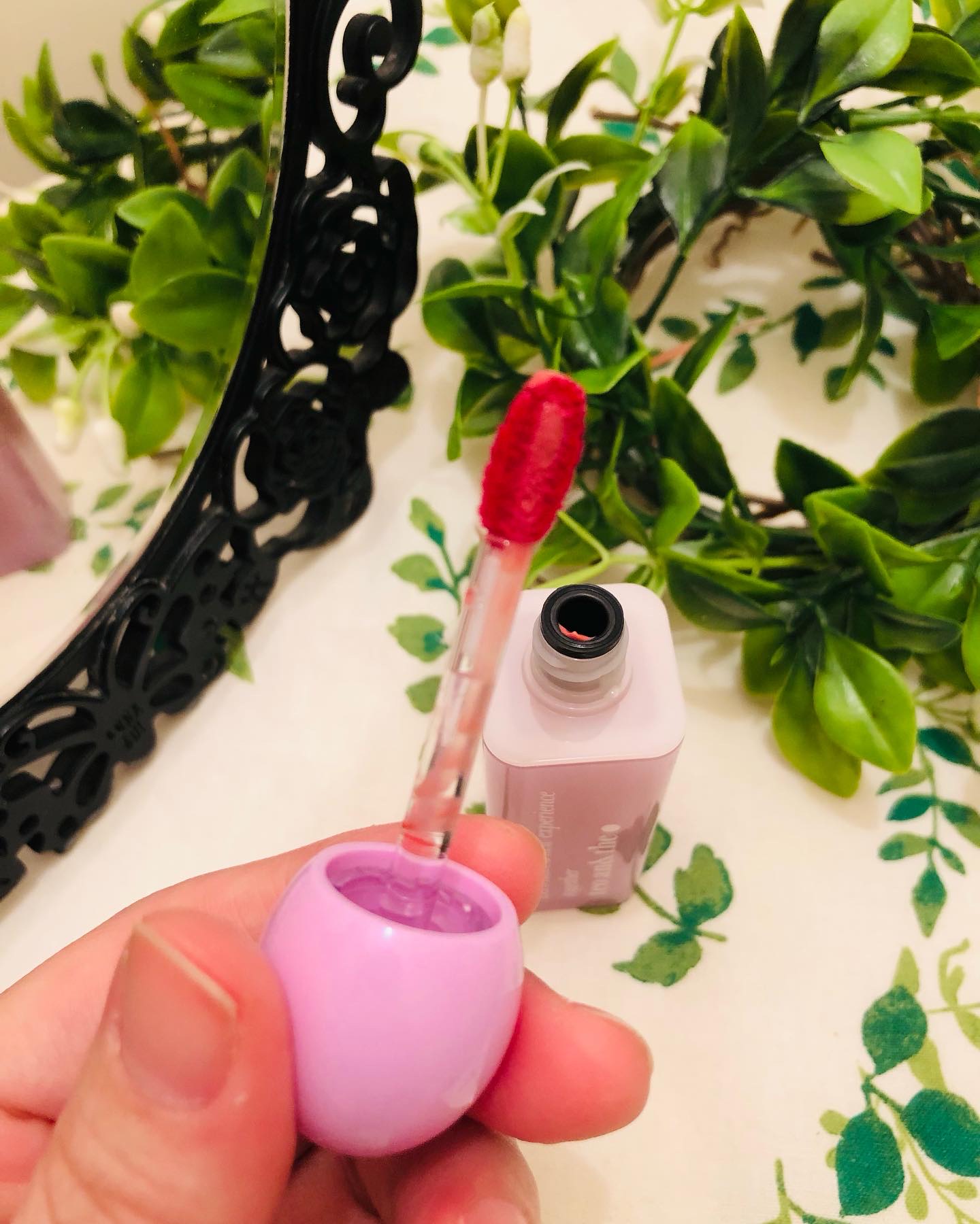 teo and the Milky Dotom Tint/タオアンダー/リップグロスを使ったクチコミ（3枚目）