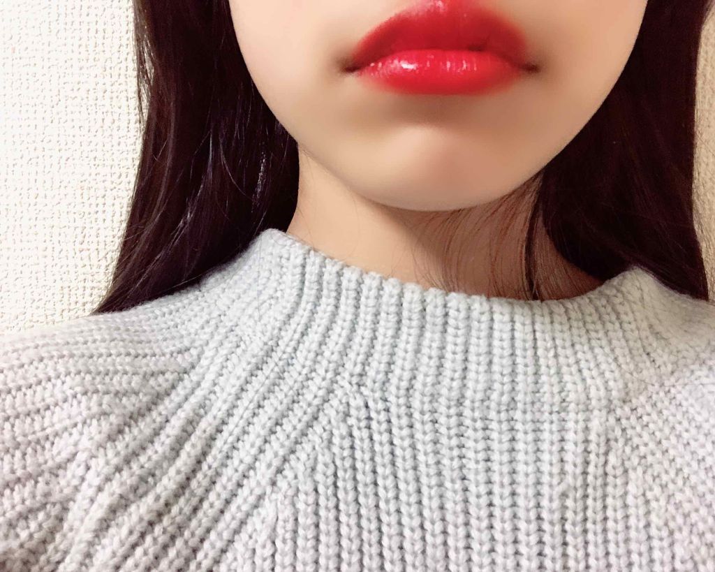 ディアダーリン ウォータージェルティント (アイスティント)/ETUDE/口紅を使ったクチコミ(4枚目)