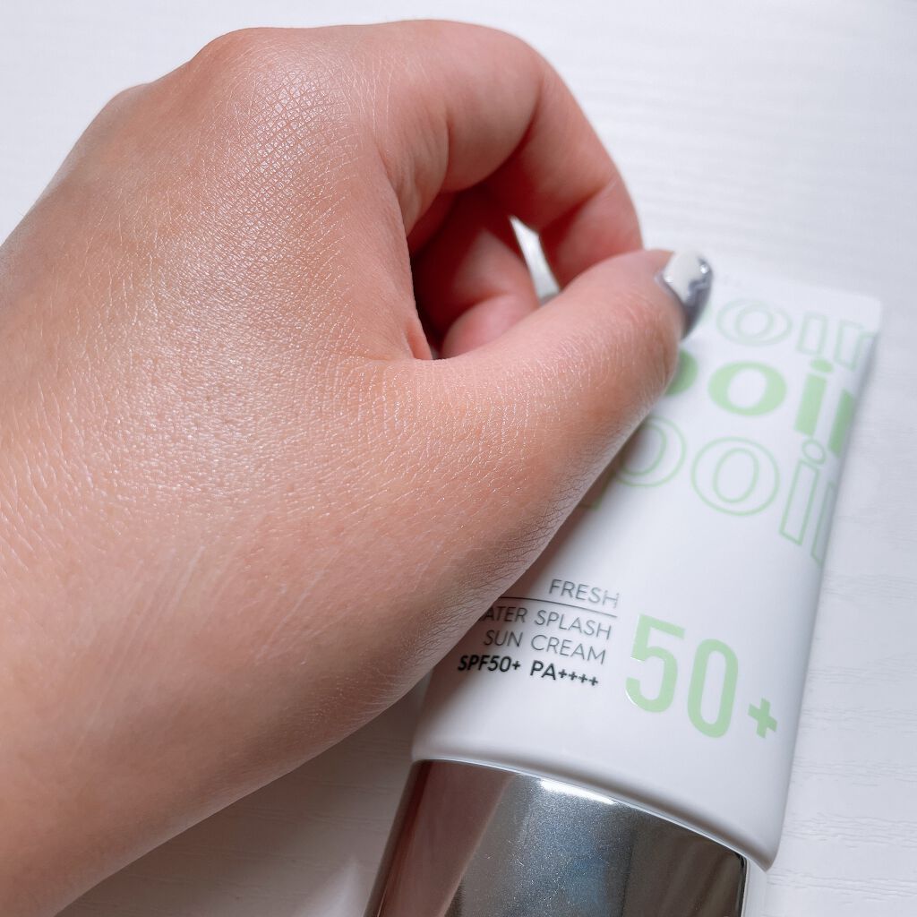 ウォータースプラッシュサンクリーム/espoir/日焼け止め・UVケアを使ったクチコミ（3枚目）