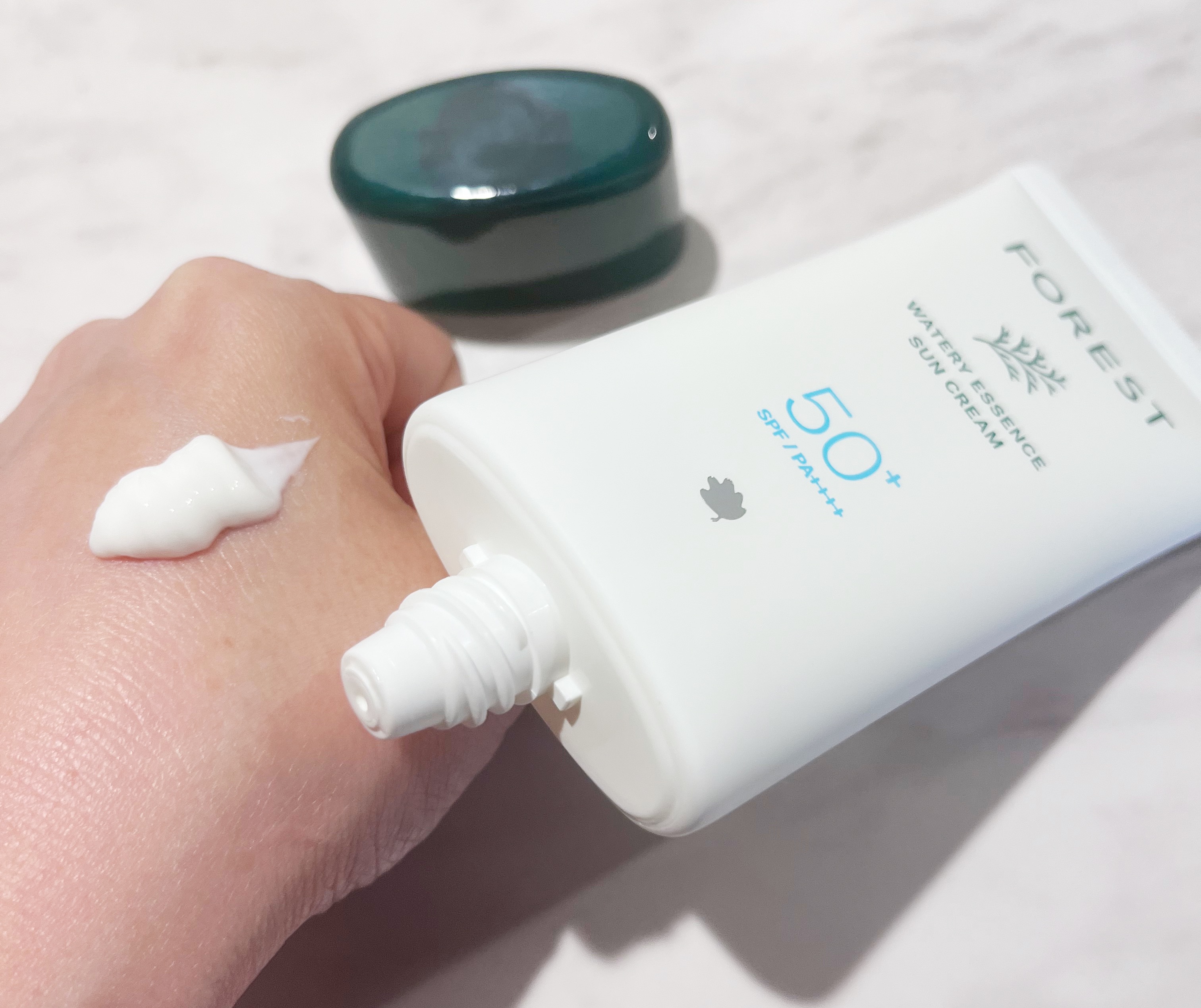 フォレスト マイルドカーミングサンクリーム/FoRest by Greenfinger/日焼け止めクリームを使ったクチコミ（3枚目）