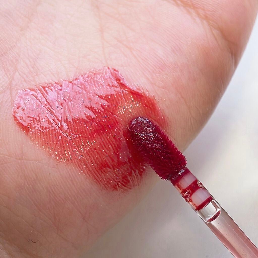 アピュー ジューシーパン スパークリングティント/A’pieu/口紅を使ったクチコミ(2枚目)
