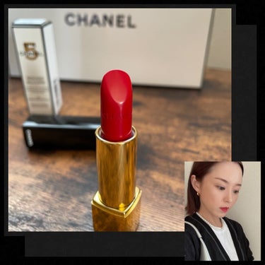 CHANEL　ルージュ アリュール　147　アンブレマティック

最近はパキッとした赤リップの気分💄✨
目元のメイクはナチュラルに。
なめらかな質感で塗りやすい、落ちにくい、発色良し。
お気に入りアイテ