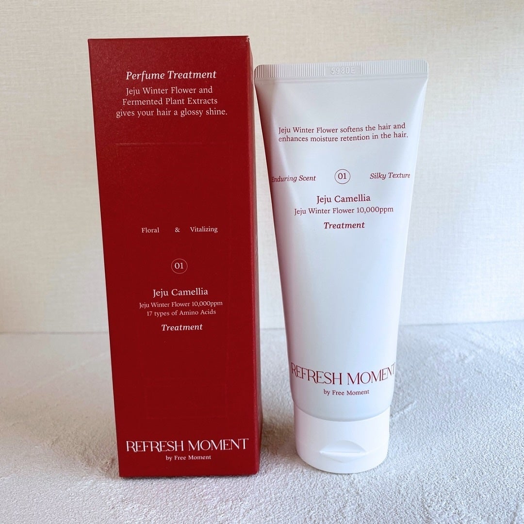 リフレッシュモーメントパフュームシャンプー/トリートメント Jeju Camellia/Free Moment /市販シャンプーを使ったクチコミ(5枚目)