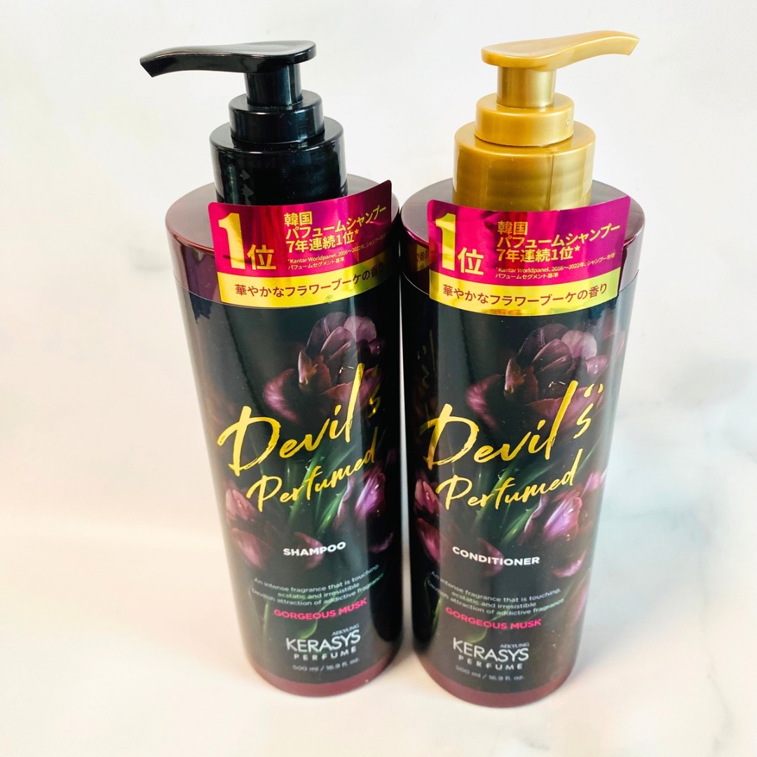 デビルズパフューム ゴージャス ムスク シャンプー&リンス リンス本体 1L/KERASYS/シャンプー・コンディショナーを使ったクチコミ（1枚目）