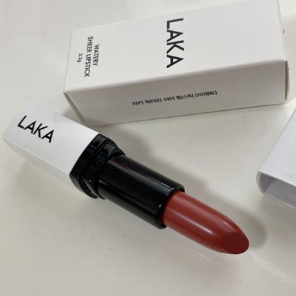 ウォータリーシアー リップスティック 06 LEONARD/Laka/口紅を使ったクチコミ(1枚目)