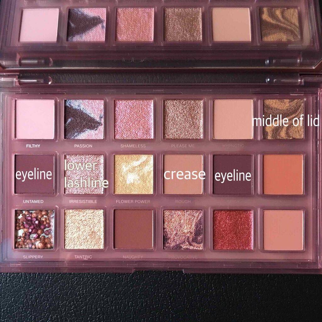 NAUGHTY NUDE/Huda Beauty/アイシャドウパレットを使ったクチコミ（3枚目）