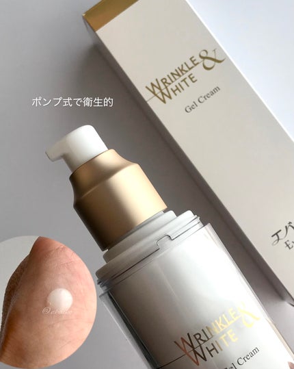 リンクル&ホワイト ゲルクリーム/エバメール/オールインワン化粧品を使ったクチコミ(2枚目)