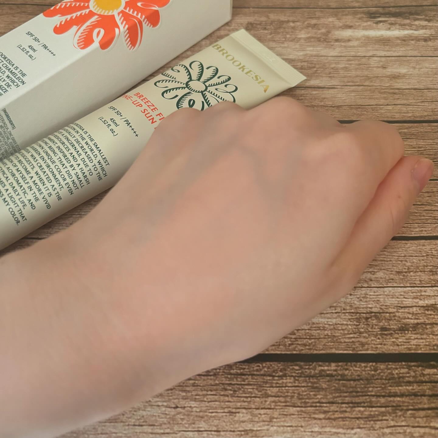 ブリーズフィット トーンアップ サンベース/BROOKESIA/日焼け止めクリームを使ったクチコミ（3枚目）