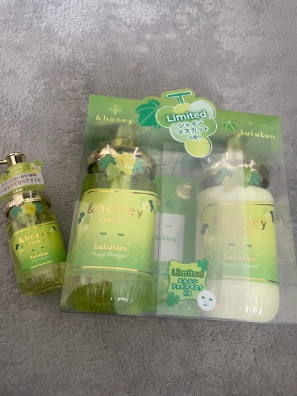 アンドハニー クリーミー ルルルン リペア オイル シャインマスカットの香り/&honey/ヘアオイルを使ったクチコミ(1枚目)