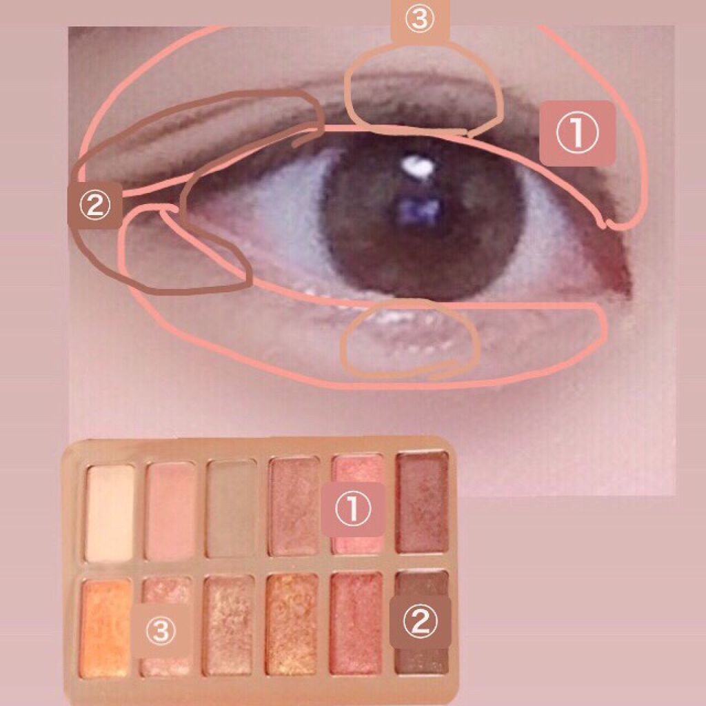 バレンタインボックス/VAVI MELLO/アイシャドウパレットを使ったクチコミ（3枚目）