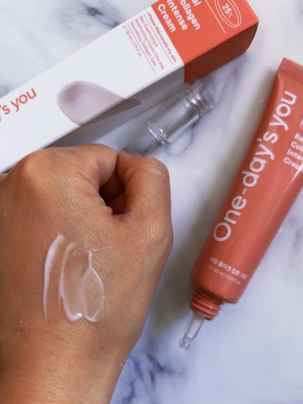 リアルコラーゲンインテンスクリーム /One-day's you/フェイスクリームを使ったクチコミ(4枚目)