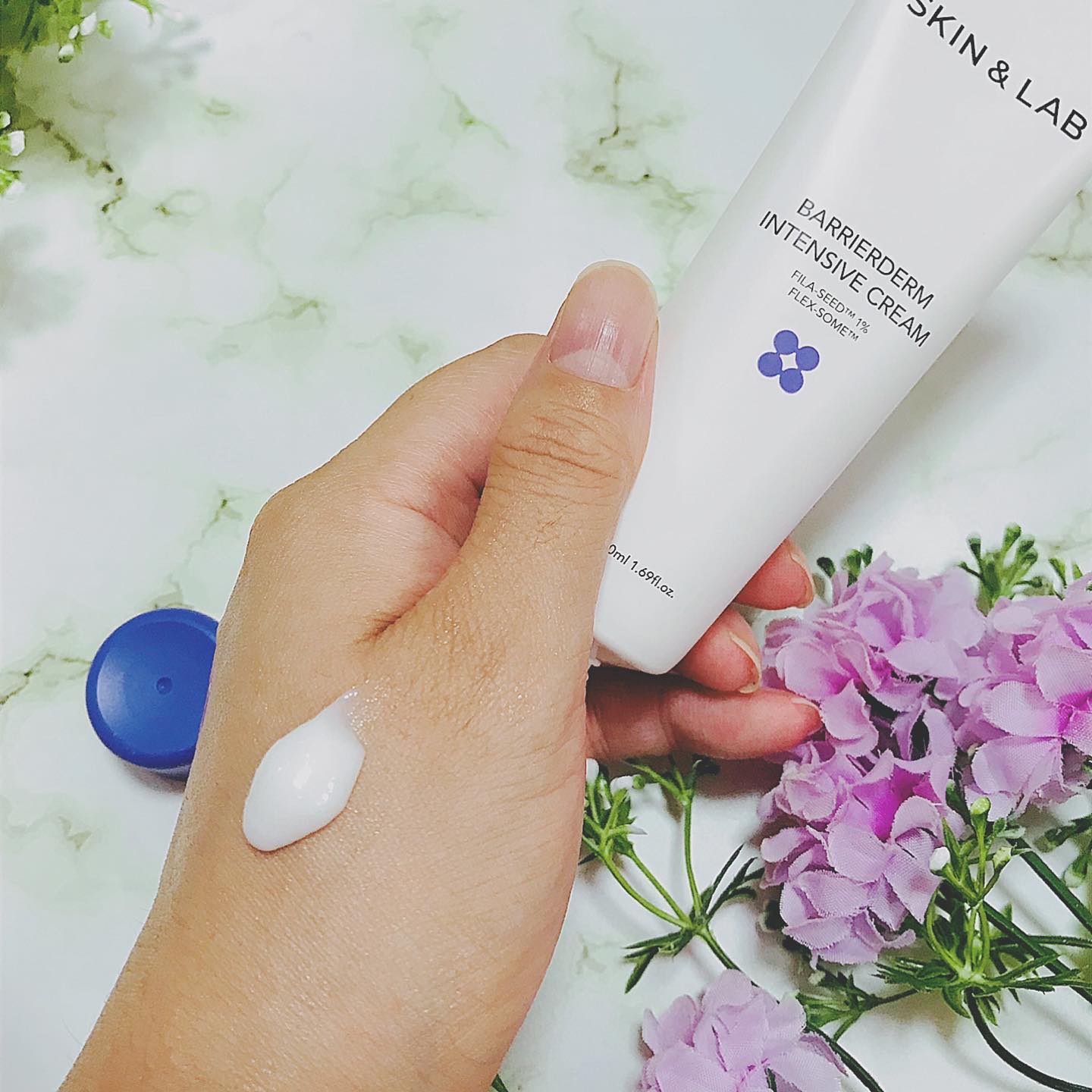 バリアダームモイストクリーム/SKIN&LAB/フェイスクリームを使ったクチコミ（3枚目）