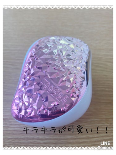 コンパクトスタイラー ジェムロックピンク/TANGLE TEEZER/ヘアブラシを使ったクチコミ（2枚目）